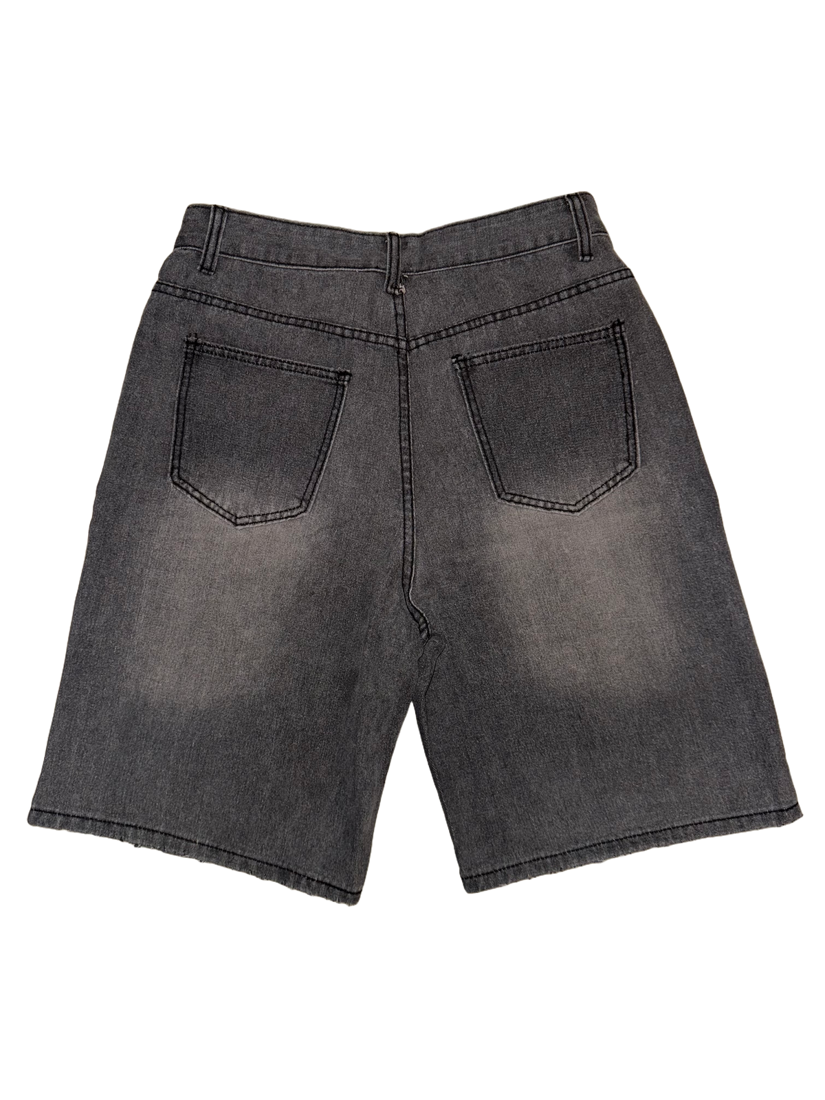“BOUND” Distressed Luxury Jean Shorts