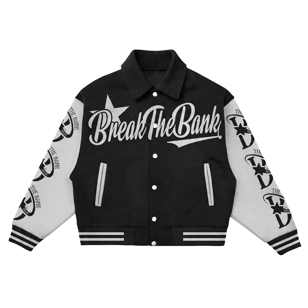 “Breakthrough” Premium Leather Varsity Jacket